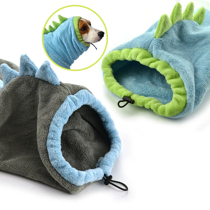Quick-Dry Dog Bathrobe and Towel Set with Adjustable Microfiber Robe and Drying Gloves - Perfect for Cold Weather and Beach Grooming