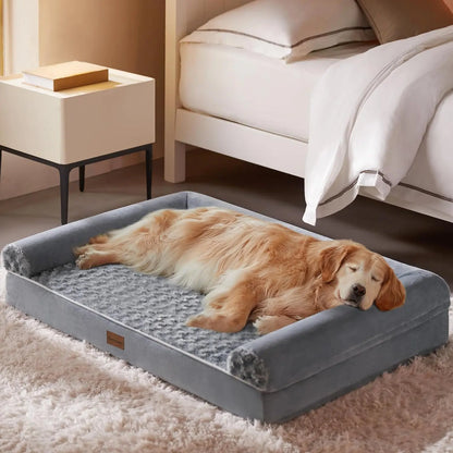 Orthopedic Dog Bed for Large Dogs – Waterproof Couch-Style Pet Bed, Medium & Large Dogs, Removable Washable Cover, 36"X27"X6.5"