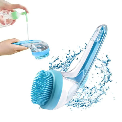 2026 Summervibes 2-in-1 Pet Bath and Grooming Brush with Built-in Shampoo Dispenser for Effortless Bathing and Soft Massage for Dogs and Cats